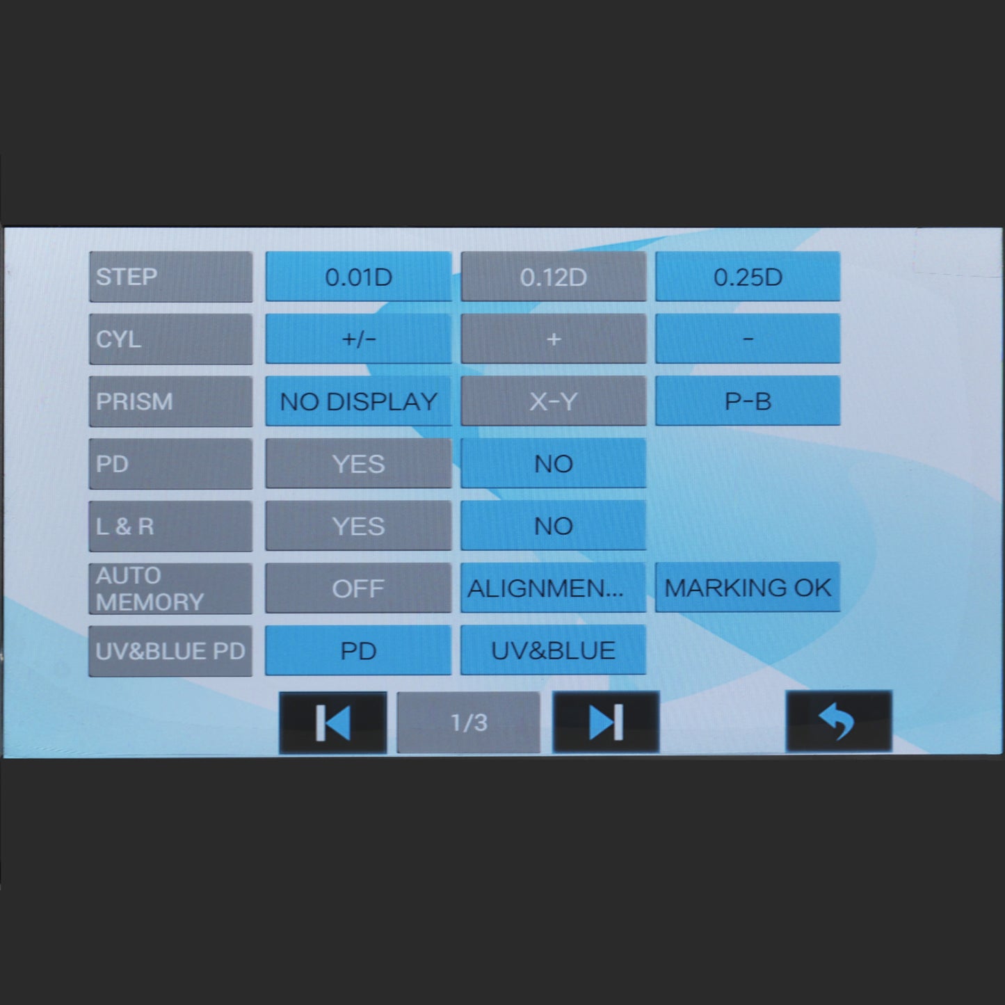 Auto Lensmeter with Built-in Printer, 7” Touchscreen Focimeter