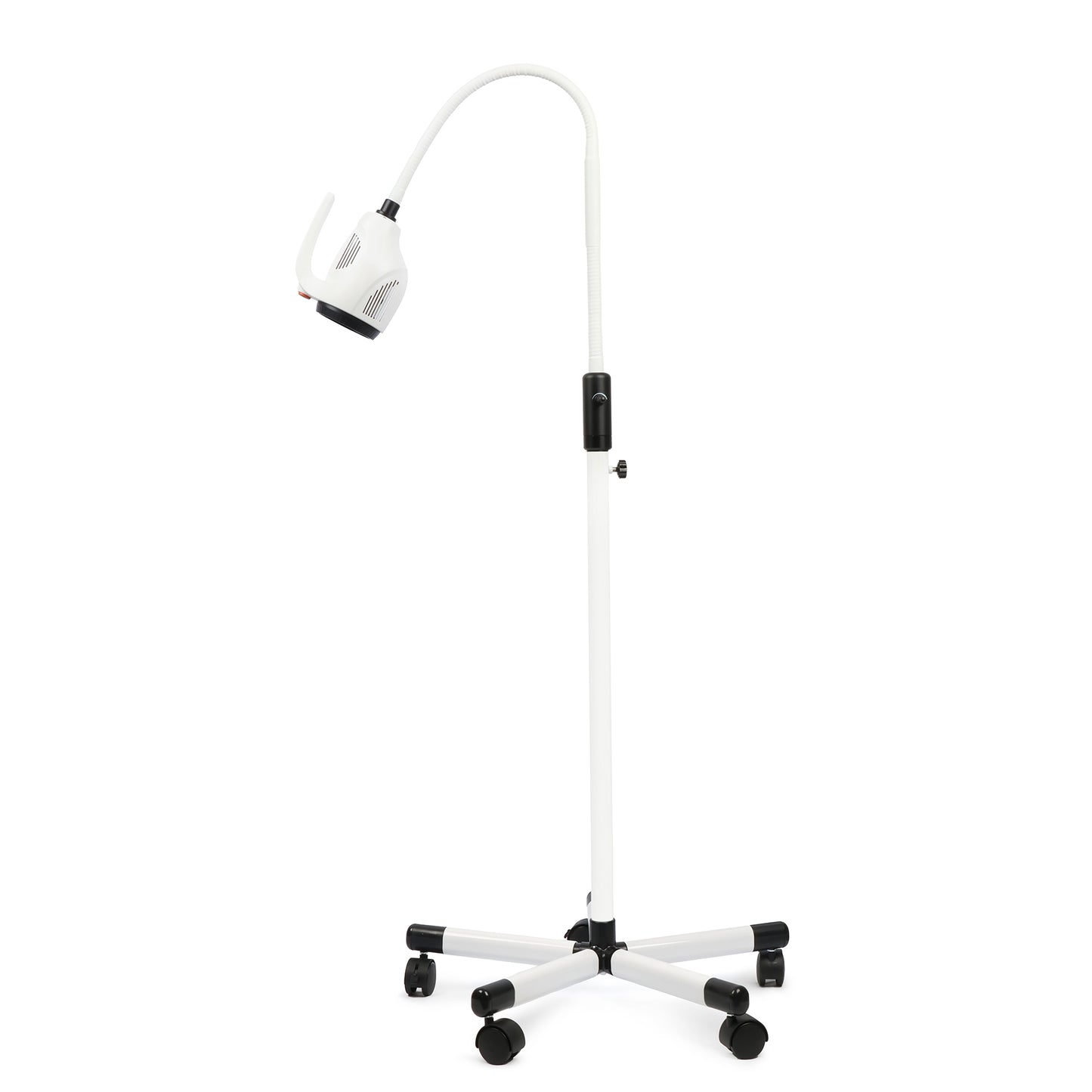 LED Inspection Light with 7×3W LEDs, Dimmable Brightness, Flexible Gooseneck & Floor Stand