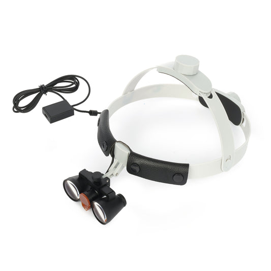 UCanSee 3.5X Magnifying Loupe with LED Headlight – Headband & Glasses Mount, 420mm Working Distance