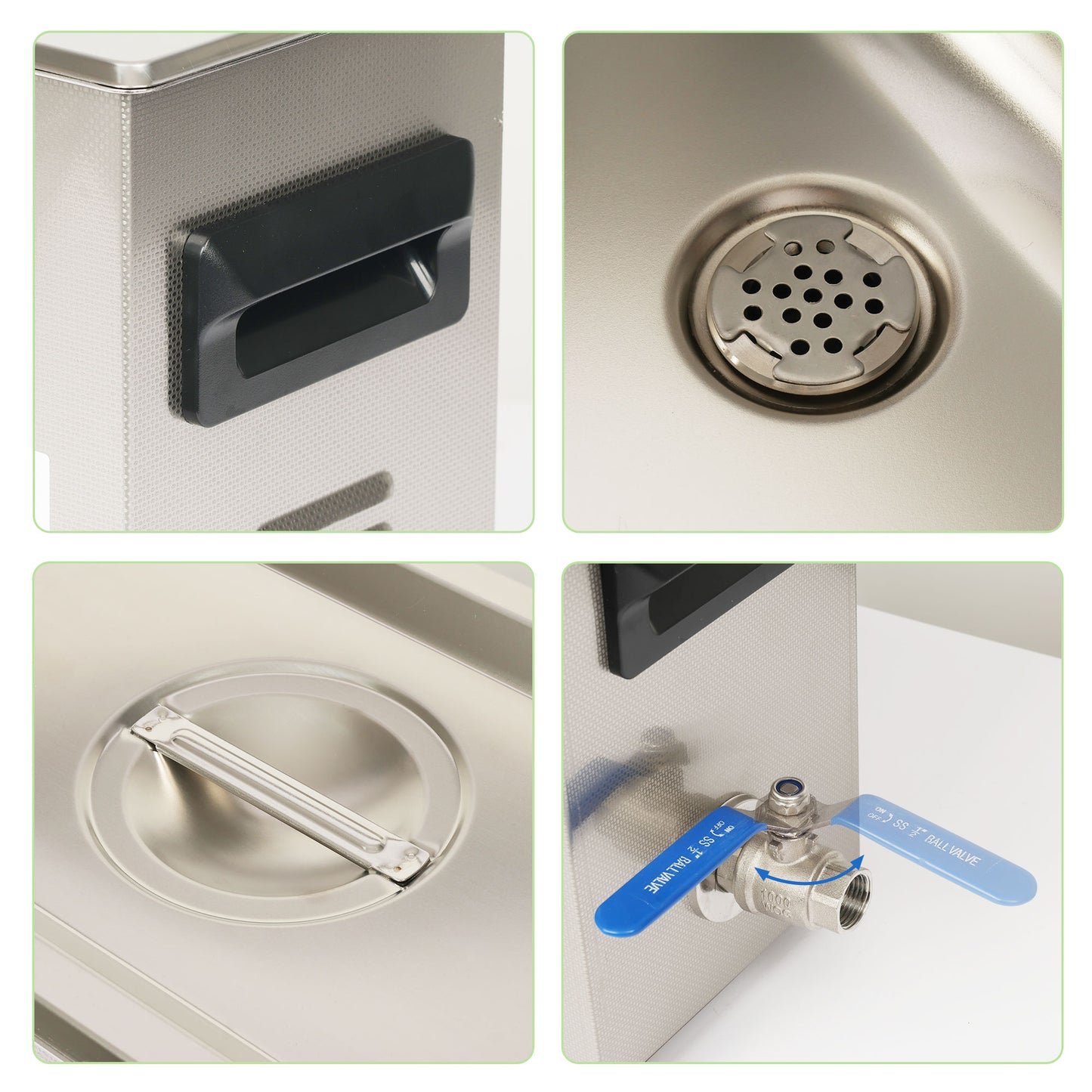 6L Ultrasonic Cleaner – 28/40kHz Dual-Frequency Digital Cleaning Machine with Heater, Timer, and Degas Function