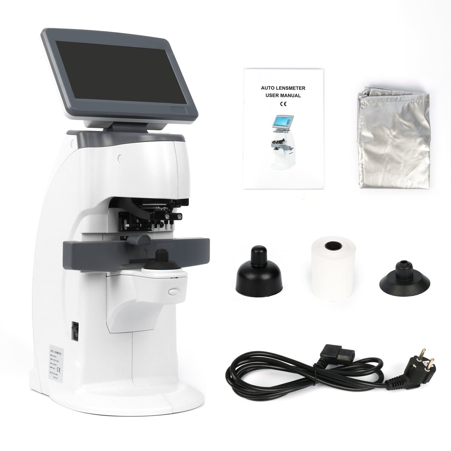 Auto Lensmeter with Built-in Printer, 7” Touchscreen Focimeter
