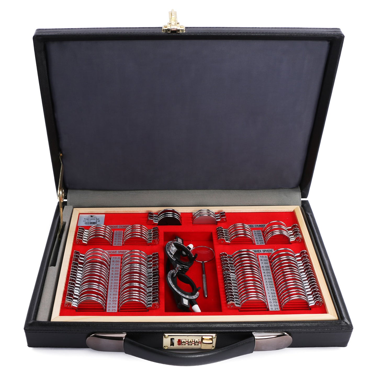 UCanSee® 104 pcs Trial Lens Set Optometry Kit PU Case Class A