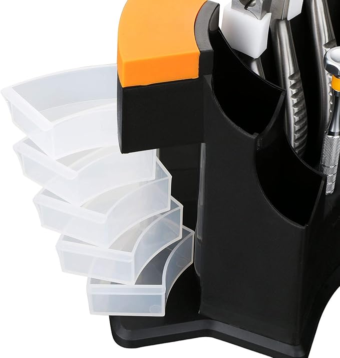 Eyeglass Repair Tools 14 pcs Set 8 Spectacles Pliers 6 Screwdriver with Plastic Holder