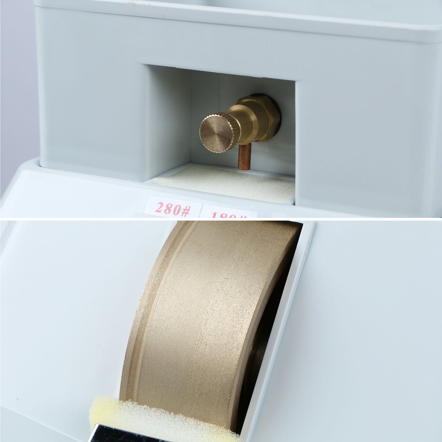 Manual Lens Grinder Optical Hand Edger 35WV Single Wheel DC Motor