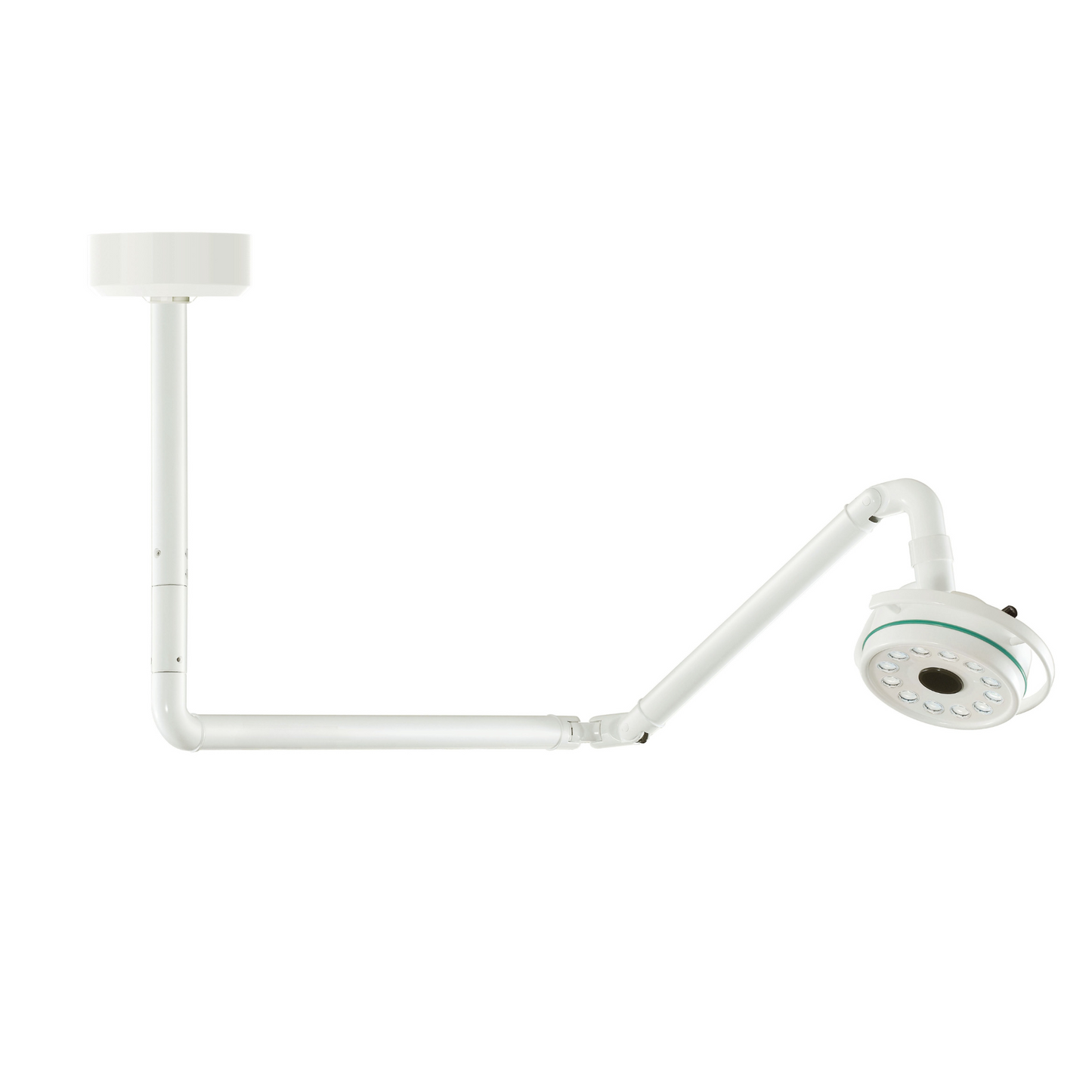 Lámpara de techo sin sombras para exámenes médicos con rotación de 360° y LED de 36 W