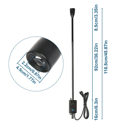 LED Examination Light with Adjustable Brightness, Flexible Arm & Desk Clamp – High-CRI LED Task Lighting for Clinics and Workbenches