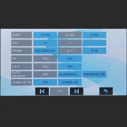Auto Lensmeter with Built-in Printer, 7” Touchscreen Focimeter