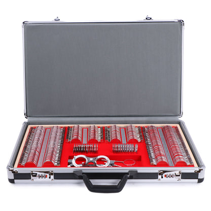 UCanSee® 266 Testlinsen-Set, optisches Set, Aluminiumgehäuse, Metallrand, Klasse A