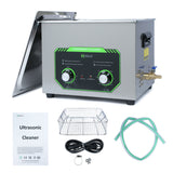 15L U.S. Solid 40 KHz Stainless Steel Ultrasonic Cleaner with Rotary Control