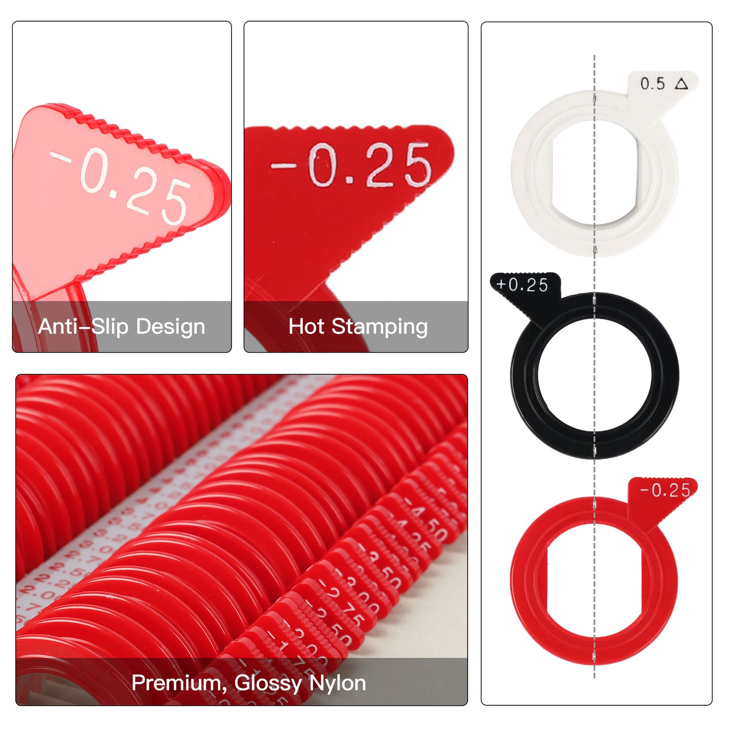 UCanSee® 266 Trial Lens Set Optical Kit Aluminum Case Plastic Rim Grade A