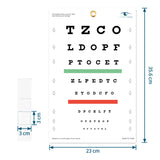 UCanSee Snellen Eye Chart Visual Acuity Chart for Eye Exams 10 Feet (9x14 Inches)
