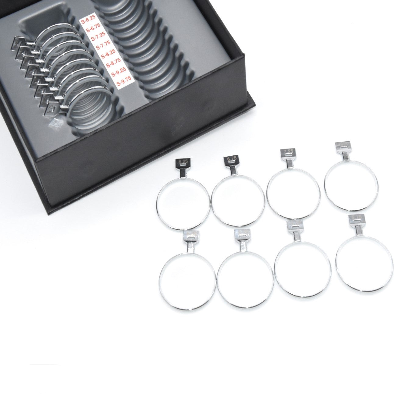 Juego de lentes de prueba UCanSee® de 16 piezas, lente suplementaria con borde de plástico de grado A