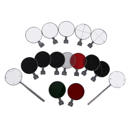 UCanSee® 266 Messlinsen-Set für die Optometrie – Hochwertige Linsen der Klasse A, Metallrand, leicht zu unterscheiden