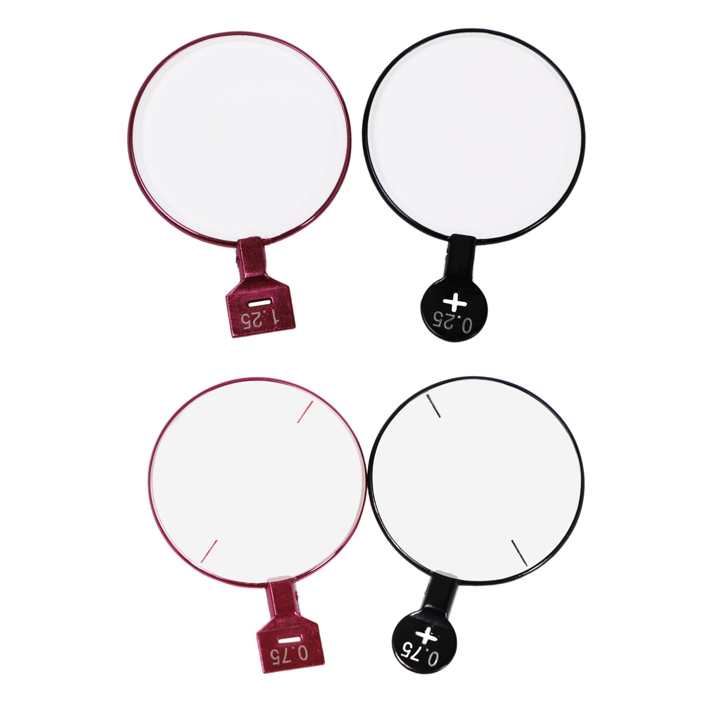 UCanSee® 266 Messlinsen-Set für die Optometrie – Hochwertige Linsen der Klasse A, Metallrand, leicht zu unterscheiden