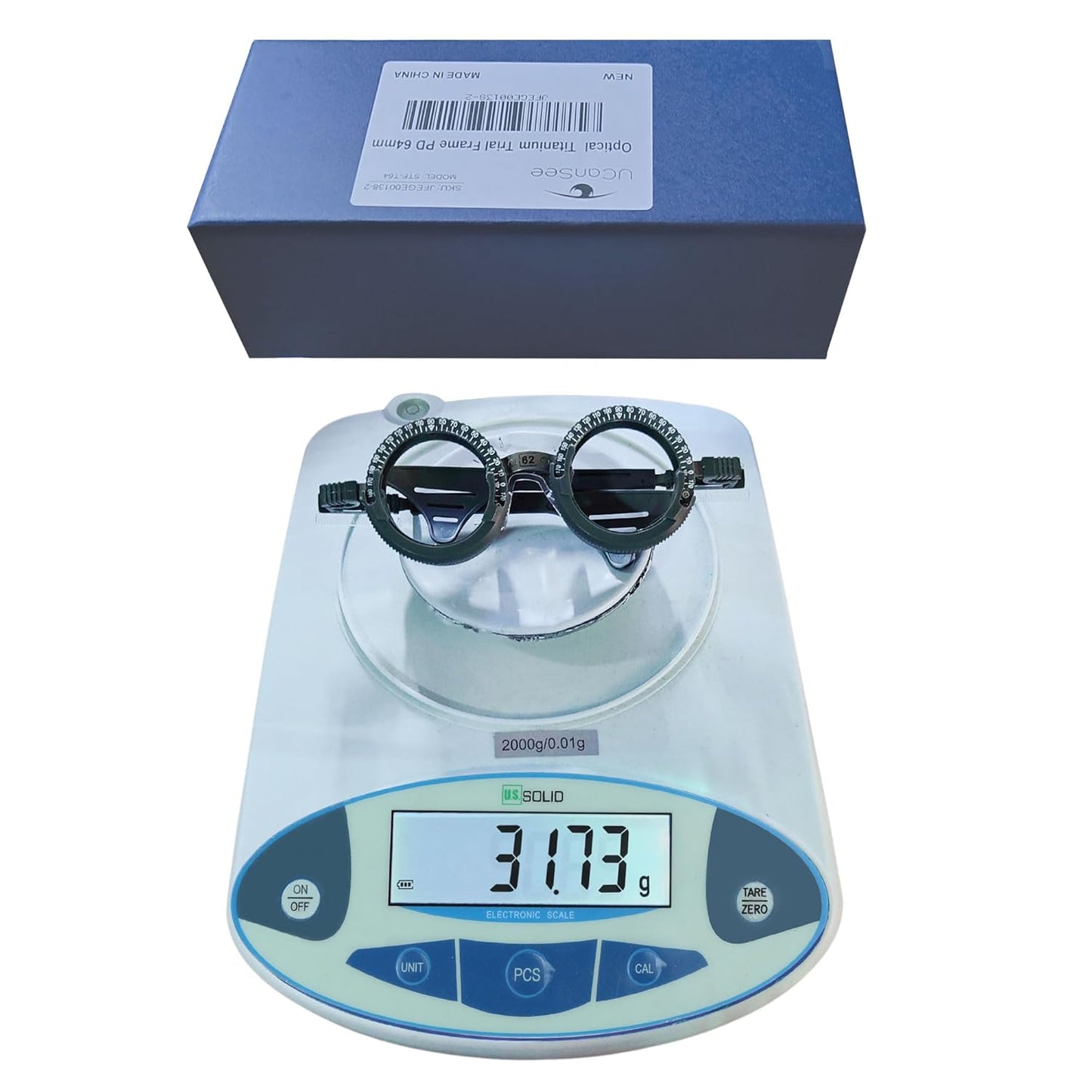 Optical Titanium Lens Trial Frame (PD=62/64mm)