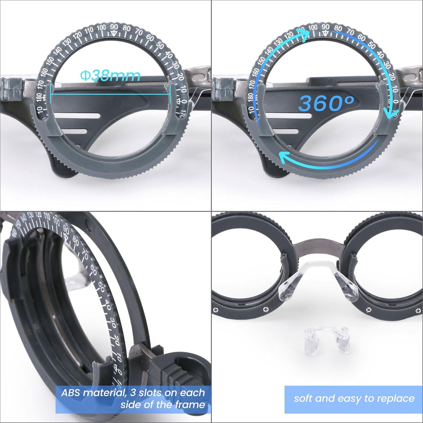 Optical Titanium Lens Trial Frame (PD=62/64mm)
