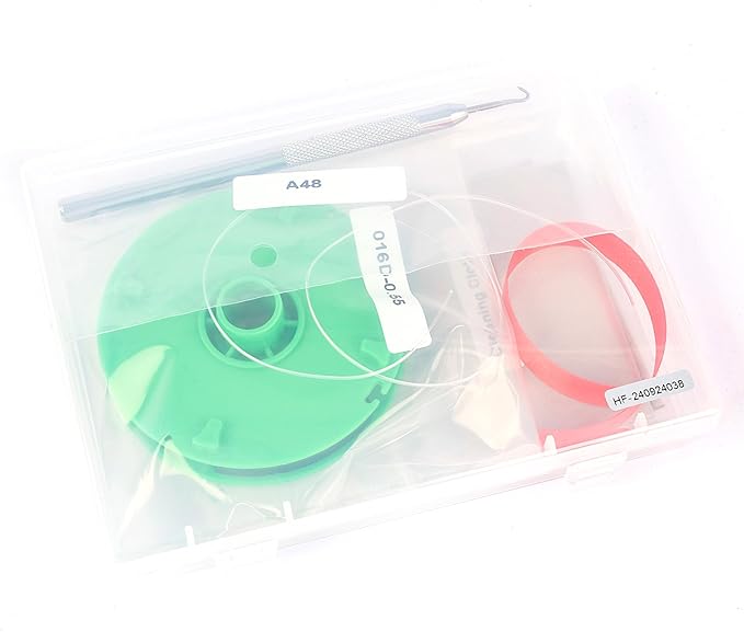 UCanSee Semi-Rimless Glasses Repair Kit – Includes Hook for Lens Installation and 65.6FT Nylon Line (0.55mm Diameter)