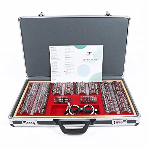 UCanSee® 266 Trial Lens Set Optical Kit Aluminum Case Metal Rim Grade A
