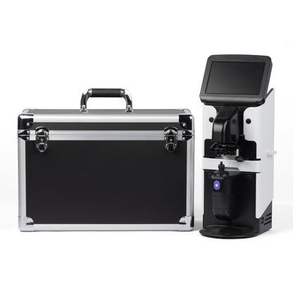 Lensómetro automático con impresora - Pantalla táctil de 7'' - PD, PH, UV - Puerto serie RS232 - Certificación FDA