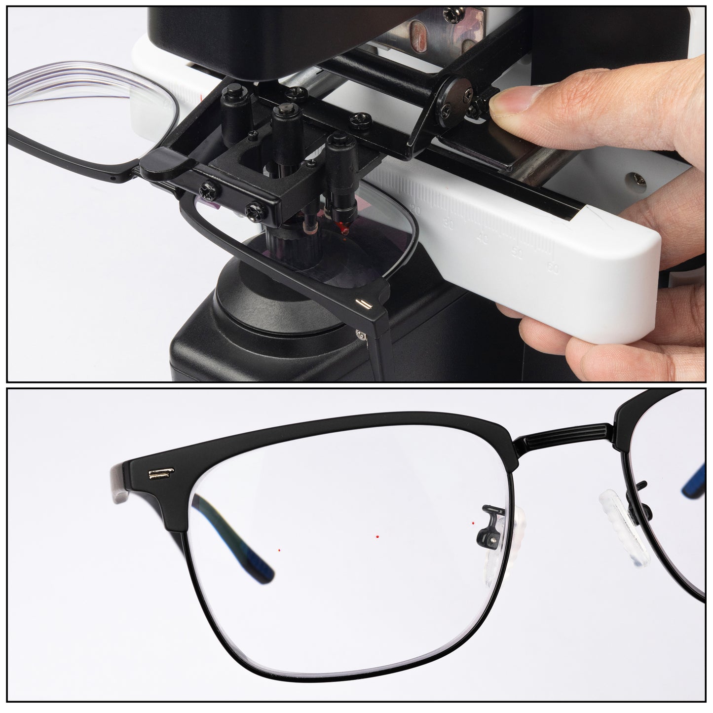 Lensómetro automático con impresora - Pantalla táctil de 7'' - PD, PH, UV - Puerto serie RS232 - Certificación FDA