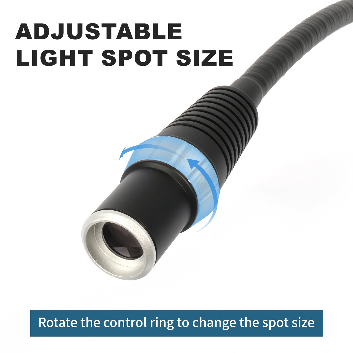 Medical Examination Light, 5W LED Procedure Lamp with Flexible Arm & Adjustable Spot Size – For Clinics and Industrial Use