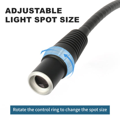 Medical Examination Light, 5W LED Procedure Lamp with Flexible Arm & Adjustable Spot Size – For Clinics and Industrial Use