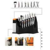 Eyeglass Repair Tools 14 pcs Set Spectacles Pliers Screwdriver with Plastic Holder